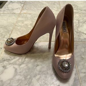 Size 8.5 Badgley Mischka Jeweled Stilletos